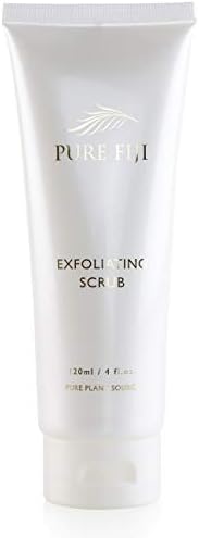Pure Fiji Exfoliating Scrub - Facial and Body Scrub with Vitamin E, Coconut Oil Exfoliating Body Scrub for Women and Men, 4 Ounce