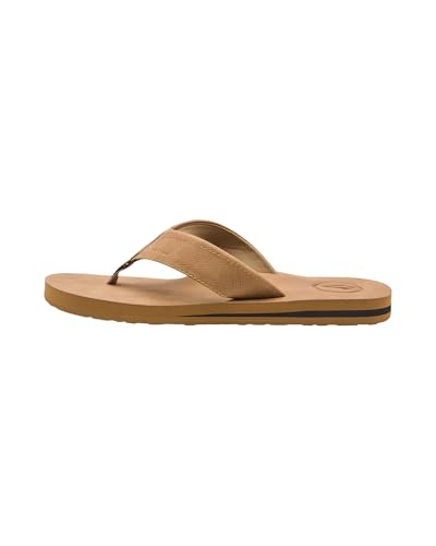 Image of Volcom Men's Victor Sandals - Water-friendly Flip Flops With Comfort Foam Footbed