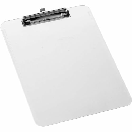 Business Source Transparent Plastic Clipboard, 01869