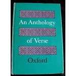 An Anthology of Verse B0019Z4W1S Book Cover