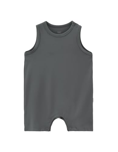 Baby Boy Girl Romper Toddler Infant Boys Girls Sleeveless Jumpsuit Clothes Snap One Piece Outfit Bamboo Viscose
