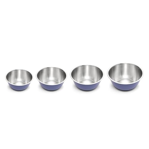 Image of Fox Run Stainless Steel Mixing Bowl, 2.75 Quart Purple Mixing Bowl