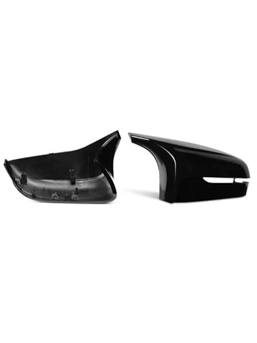 Boîtier rétroviseur pour M8 F91 F92 en ABS durable, coque de porte latérale noire