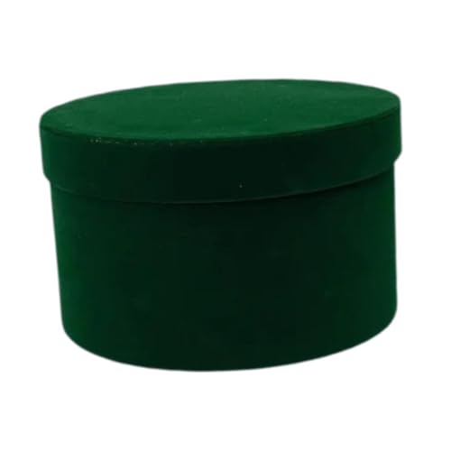 Boîte de Rangement sous le sapin : déco de Noël créative en velours vert