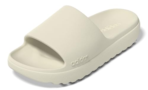 adidas Adilette Lumia Slides, Chanclas Unisex Adulto, Wonder White Wonder White Wonder White Wonder White, 46 EU