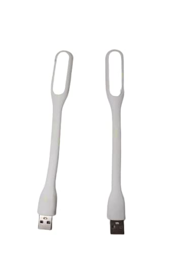 ABC Trading Portable Flexible USB LED Light for Power Bank PC Laptop|Notebook Computer USB Light|Night Book Reading Lamp(White)