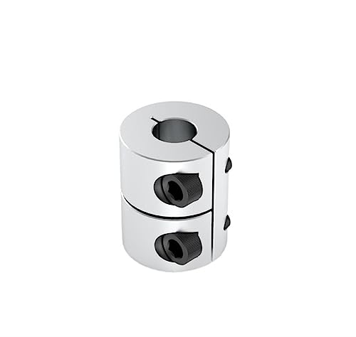 Rigid Coupling,Stainless Steel Rigid Coupling 1pcs D20L25 High Precision Rigid Shaft Couplings Aluminium Stepper Motor Lead Screw Coupler(D20L25-4X7)