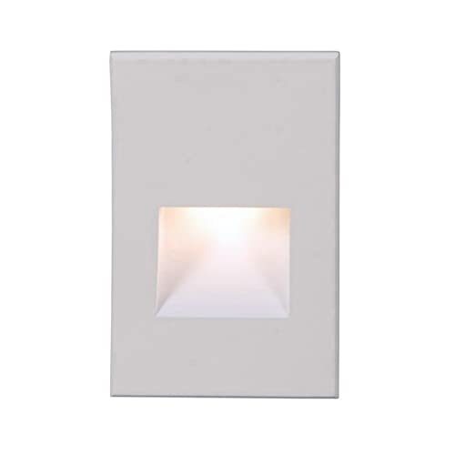 WAC Landscape Lighting, LEDme 120V LED Vertical Indoor and Outdoor Step and Wall Light 3000K Built-in LED in White