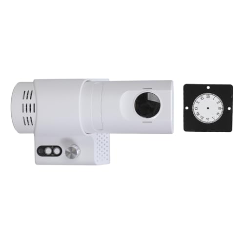 Horloge de projection LED multicolore avec lecture de l'heure facile - 2