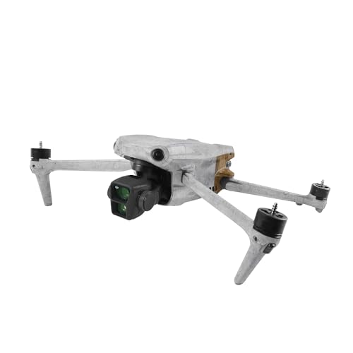 Image of MightySkins Skin Compatible with DJI Air 3 - Concrete Wood | Protective, Durable, and Unique Vinyl Decal wrap Cover | Easy to Apply, Remove, and Change Styles