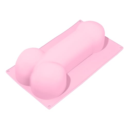 Grand Pénis Cube de glace en silicone gâteau au chocolat Fondant Plateau Savon cuisson Moule 27.5x16.5x7.5cm (#D)
