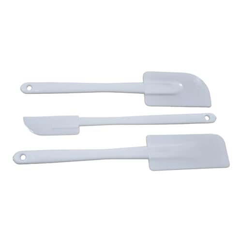 PARENCE - Set de 3 espátulas de cocina de plástico - Set de pastelería - Set de preparación de tartas - Imprescindibles para tus preparaciones culinarias