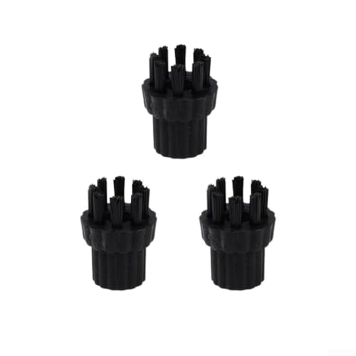 Cabezal de cepillo de nailon para mopa de vapor, repuesto esencial para diversas aplicaciones de limpieza (3 piezas)