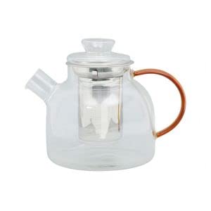 Sema - THEIERE en Verre avec Filtre Style Ambre 1,1 L