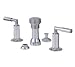 Aquabrass 27426-PC Geo 4 Hole Bidet Set Polished Chrome