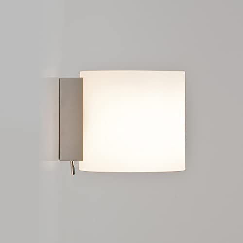 Lámpara de pared Astro 0411 Luga plateada con casquillo E14 de 230V para iluminación de interior 6