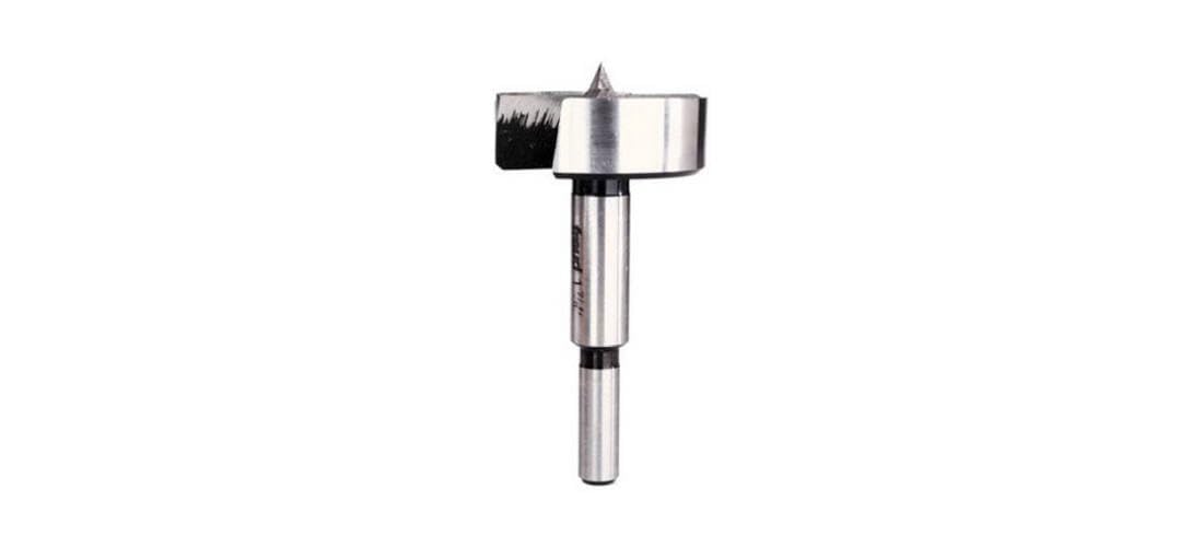 Diablo's High-Speed Steel Forstner Bit Drill Straight, Angled and Overlapping Holes in All Types of Wood - 1-7/8" Diameter, 3/8" Shank, 3-1/2" Length - FB-014