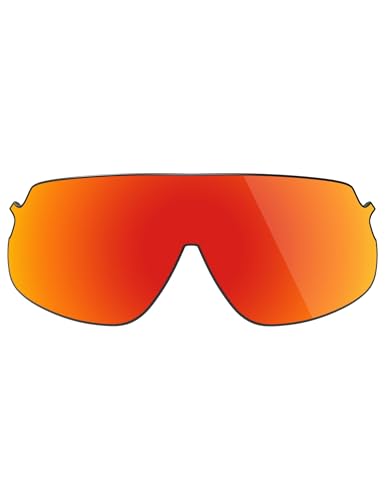 Image of Fiskr Polarized Lenses Replacement Compatible with Oakley Sutro Lite OO9463 Sunglasses, Impact Resistant & Perfect Fit - Fire Red