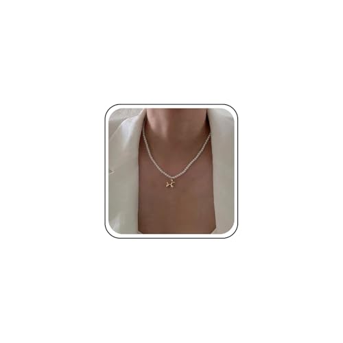 Collier ras du cou chien ballon en argent avec petites perles tendance