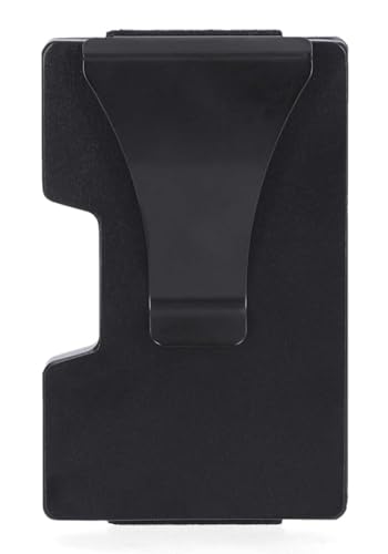 Harley-Davidson Men's Minimalist Aluminum Wallet, Detachable Money Clip - Black3