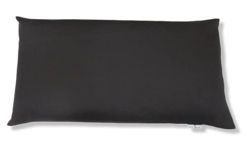Image of Buckwheat Hulls Pillow | Standard Size | 15 inch x 25 inch inch | Pillow for Neck Pain | Shoulder Pain | Back Pain | Other Sleeping Problem | (Grey)