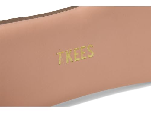 TKEES Women's Square Toe Twiggy Flat Sandal 6