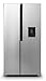 AMSTA - AMSBS528WDX - Réfrigérateur - Side by side - No frost - 527 litres - Inox