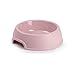 CABLEPELADO - Comedero plástico Redondo para Mascotas 20 cm - Bol Mascotas - Cuenco Agua - Bebedero - Plato Animales - Color Rosa Claro