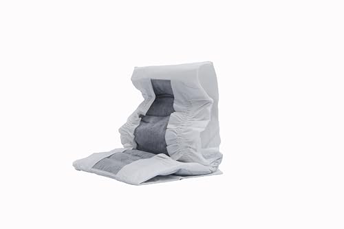 BePetMia Pañales Desechables para Perros Masculinos, Súper Absorbentes y a Prueba de Fugas, Pañales para Perros Micción Excitable o Incontinencia (M: 45-63cm, 18pcs)