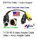 Video Adapter - TV -DVD TV - S-Video MD4 pin 20178