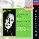 Symphonies 94 & 101 / Haydn Variations [Audio CD] Haydn; Brahms and Monteux