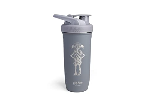 Image of Smartshake Reforce Stainless Steel Harry Potter Dobby Shaker Bottle (900 ML /30oz) | Light Weight Resistance Sports Shaker Bottle with a Soft Lid | Leakproof, BPA Free & DEHP Free