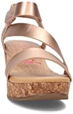 Blowfish Malibu Girls Wedge Sandal, Pearl Rosegold, 4 Big Kid US | Image 1