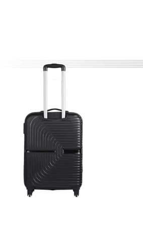 Image of PP Hard Shell 4 Wheels 360 Degree Safari Trolley Bag for Travel Small+Medium+Large (Black, Set of 3), 70 cm