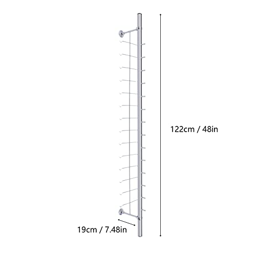 Wanlecy 10Pcs Eyeglass Display Racks Frame Aluminium Wall-Mounted Sunglasses Storage Organizer Display Stand Holder (Hold 14 Frames) #TOP2