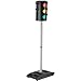 Produktbild BIG Spielwarenfabrik - Spielampel mit automatische Ampelschaltung, Licht-Funktion mit Abschaltautomatik, ca. 71 cm hoch, für Kinder ab 3 Jahren, 800001197, Grau, 27x12x71cm