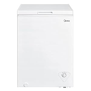 Midea MRC04M3AWW, White 3.5 cu. ft. Mini Freezer, Cubic Feet