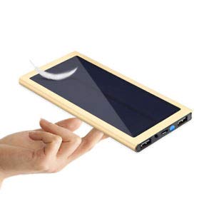 ELECTROPRIME 10000mAh Portable Solar Charger Dual USB Battery Power Bank Silver