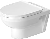 Duravit Wand-WC (ohne Deckel) DuraStyle basic 540 mm Tiefspüler, rimless, weiß, 2562090000