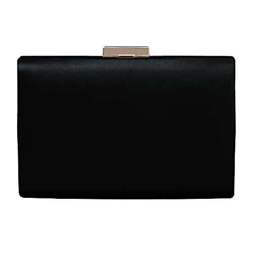 Image of Pleated Satin Clutch Purse For Women Wedding Bridal Clutch Bag Prom Party Clutch