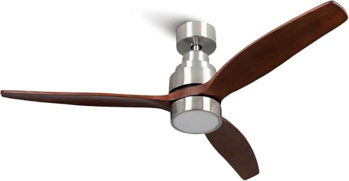 Mellerware - Ventilateur de plafond avec télécommande Brizy! Bright 45W | Lampe puissante | Ultra...