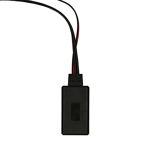 Romacci Adaptador de cabo de entrada de áudio para carro BT Music AUX Cable Call Phone Adaptador MIC