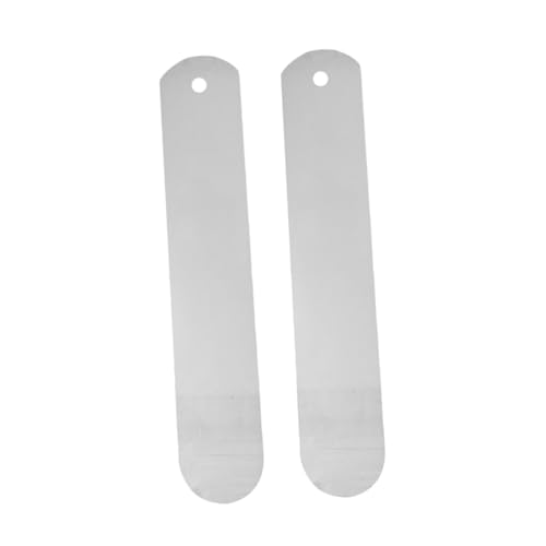 VILLFUL 2 Pack Sock Display Holders Sock Inserting Liners for Straight Socks Aluminum Sock Shapers 8cm x 50cm Sock Organizers for Retail Display