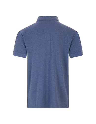 Image of POLO RALPH LAUREN Men's New Classic Fit Polo Shirt (US, Alpha, X-Large, Regular, Regular, Dark Blue Heather)