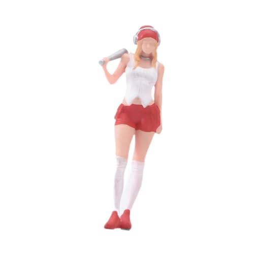 Figurine miniature 1/64 fille de rue pour corriger le manque de réalisme des gares miniatures
