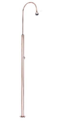 Flexinox Ducha Doble Con Fluxómetro En Acero Inoxidable A304L Acabado Brillante