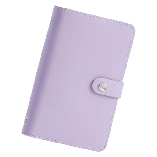 Álbum de 50 bolsillos para billetes de banco de 7 x 5 pulgadas, fundas de papel para dinero, documentos, colección de boletos, planificador financiero