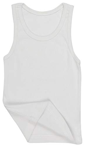 Image of ToBeInStyle Kids Boys Girls Soft Lightweight Jersey Scoop Neck Tank Top