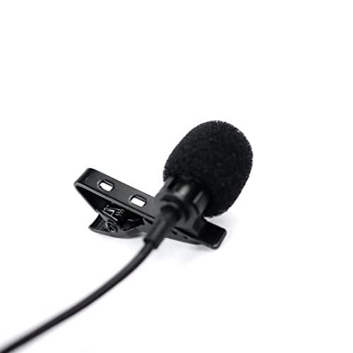 VAULT VLM-B 3.5 Lavalier Microphone with 5.5metre Audio Cable - Ideal for Vlogging, Podcasting, Conferences, Video Chat