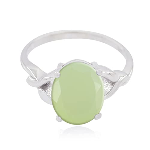 Bague en argent sterling 925 ovale faite main style House of Rings